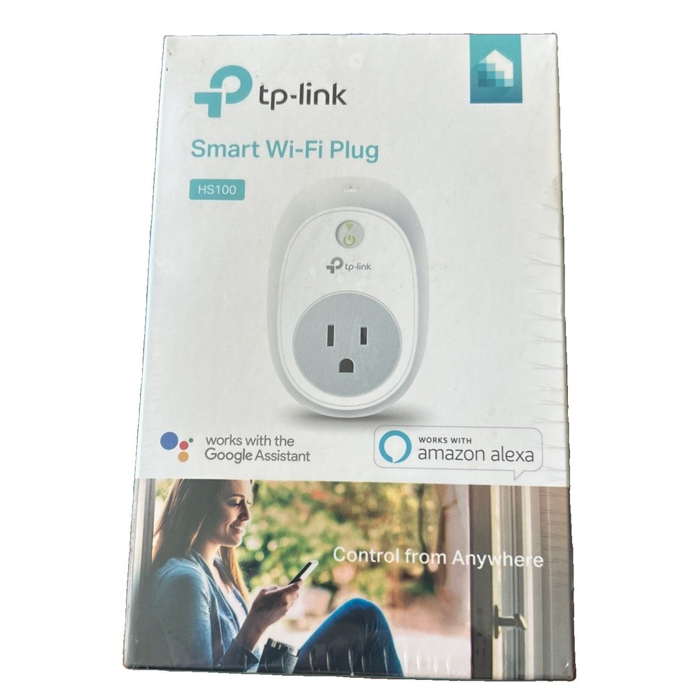 TP-LINK HS100 Smart Wi-Fi Plug - Works with Amazon Alexa & Google Assistant. NEW